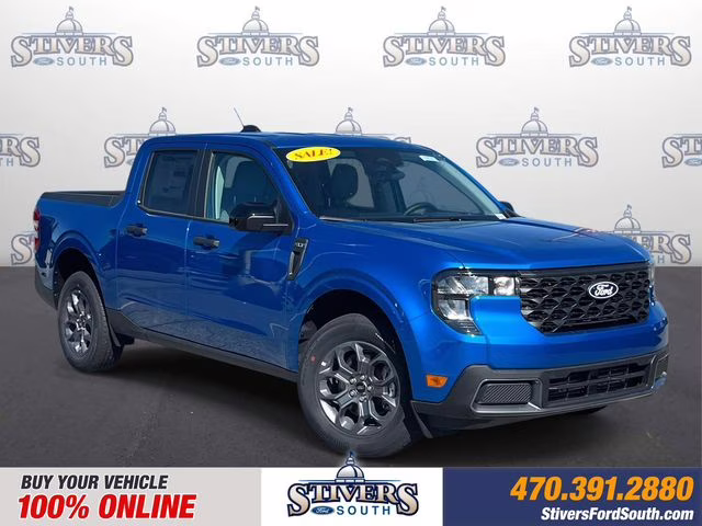 2025 Blue Ford Maverick XLT AWD Truck