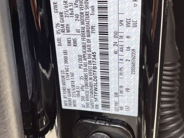 2026 Agate Black Metallic Ford F-150 XLT 4X4 Truck