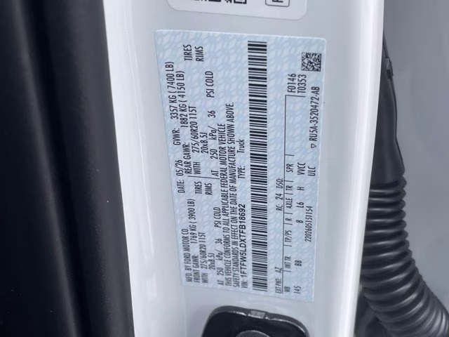 2026 Star White Metallic Tri-Coat Ford F-150 Lariat 4X4 Truck