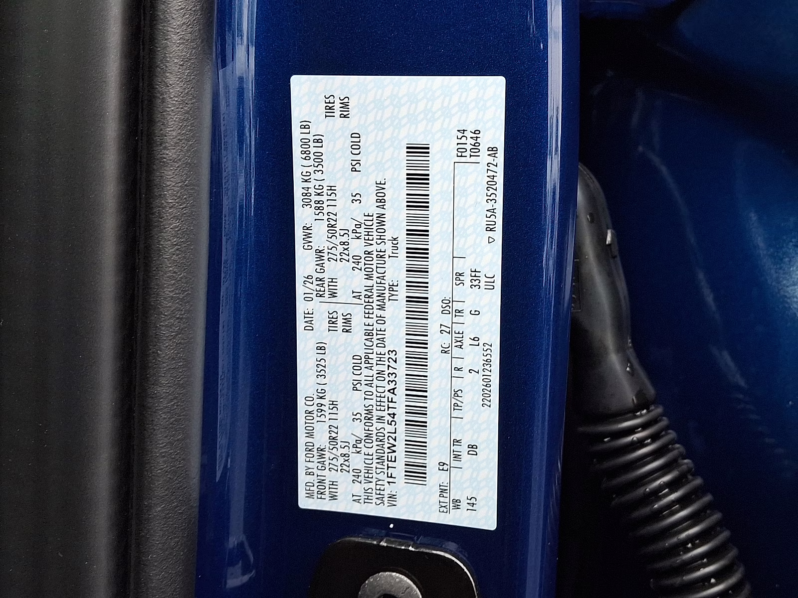 2026 Argon Blue Metallic - E9 Ford F-150 STX 4X4