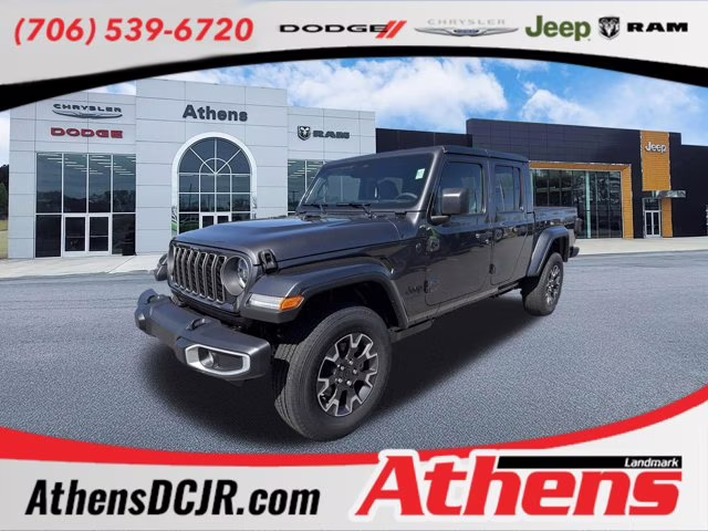 2026 Granite Crystal Metallic Clearcoat Jeep Gladiator Sahara 4X4 Truck