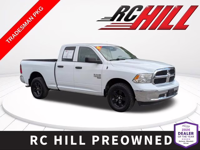 2019 Bright White Clearcoat Ram 1500 Classic Tradesman 4X4 Truck