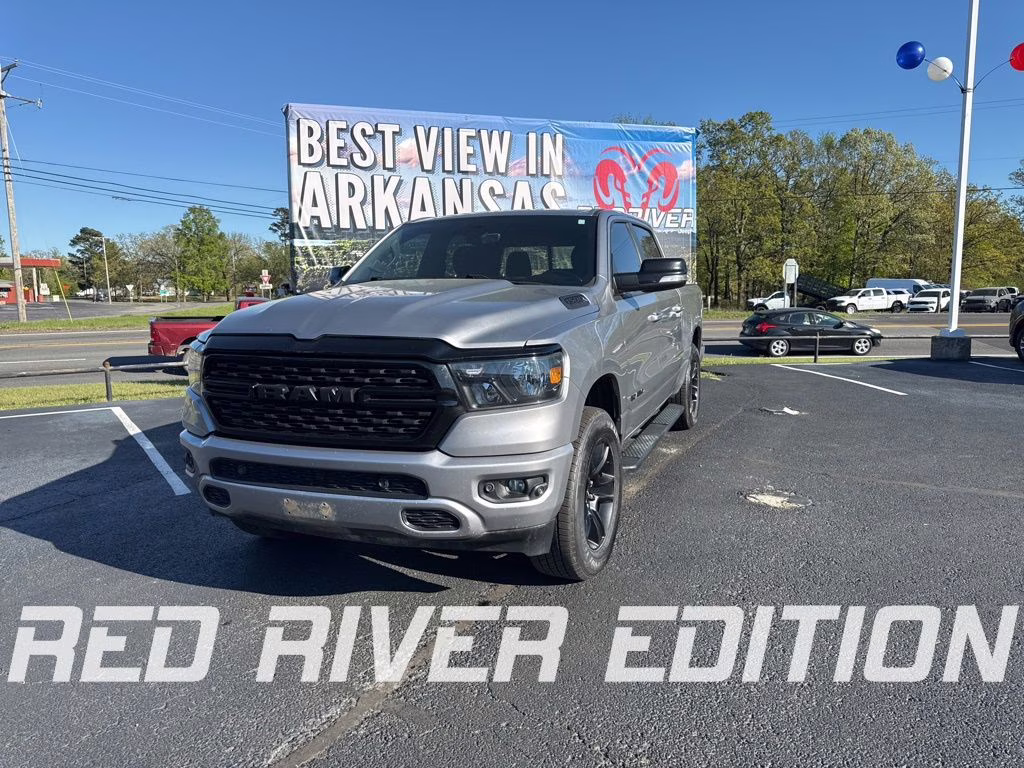 2022 Billet Silver Metallic Clearcoat Ram 1500 Big Horn 4X4 Truck