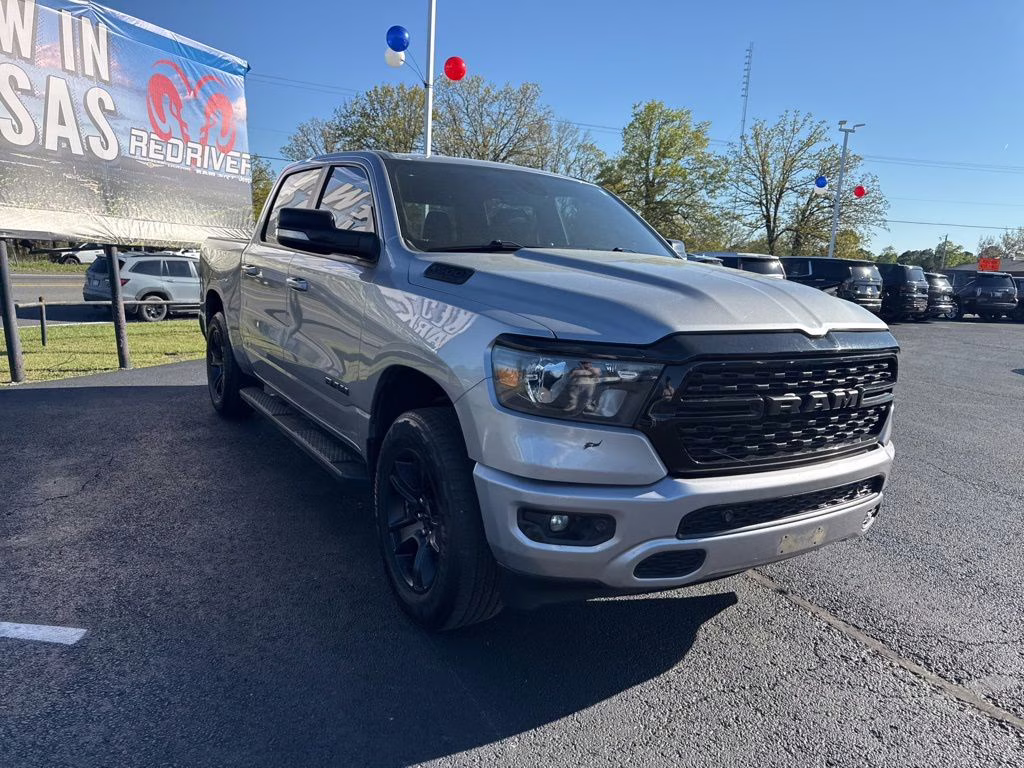 2022 Billet Silver Metallic Clearcoat Ram 1500 Big Horn 4X4 Truck