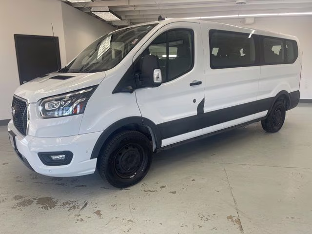 2023 Oxford White Ford Transit-350 XLT RWD Crossover