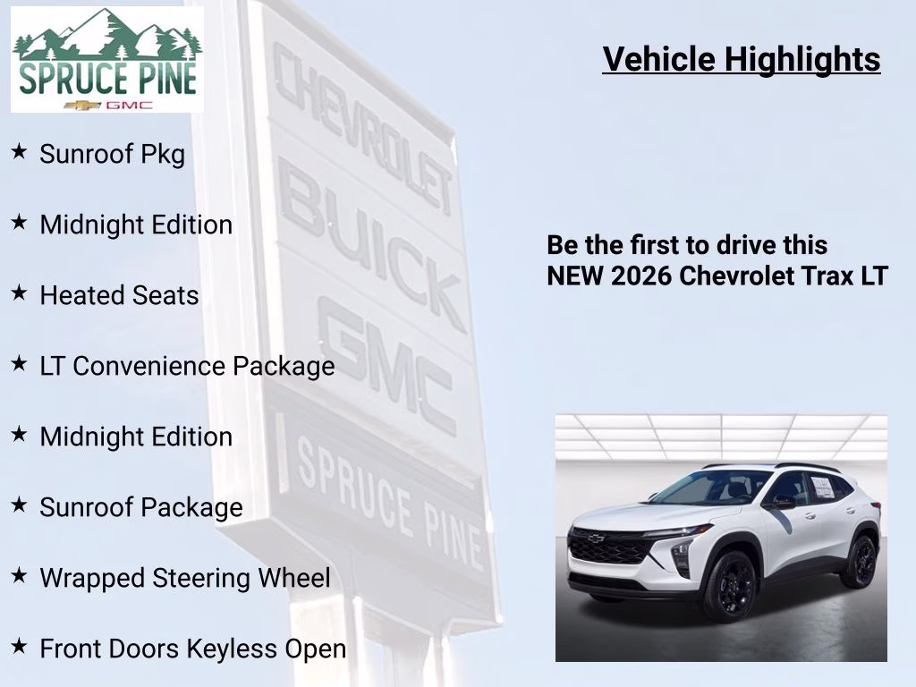2026 Summit White Chevrolet Trax LT FWD SUV