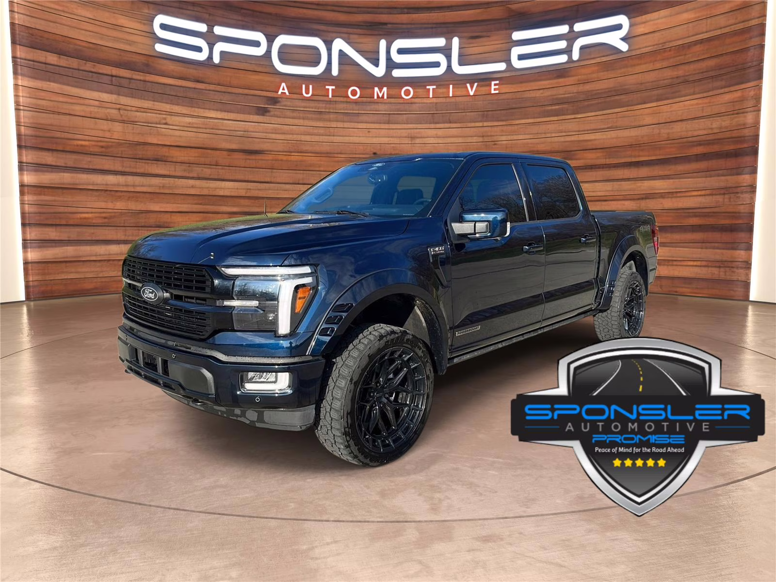 2025 Antimatter Blue Ford F-150 Platinum 4X4 Truck