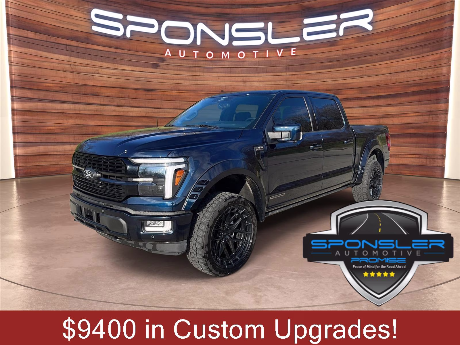 2025 Antimatter Blue Ford F-150 Platinum 4X4 Truck