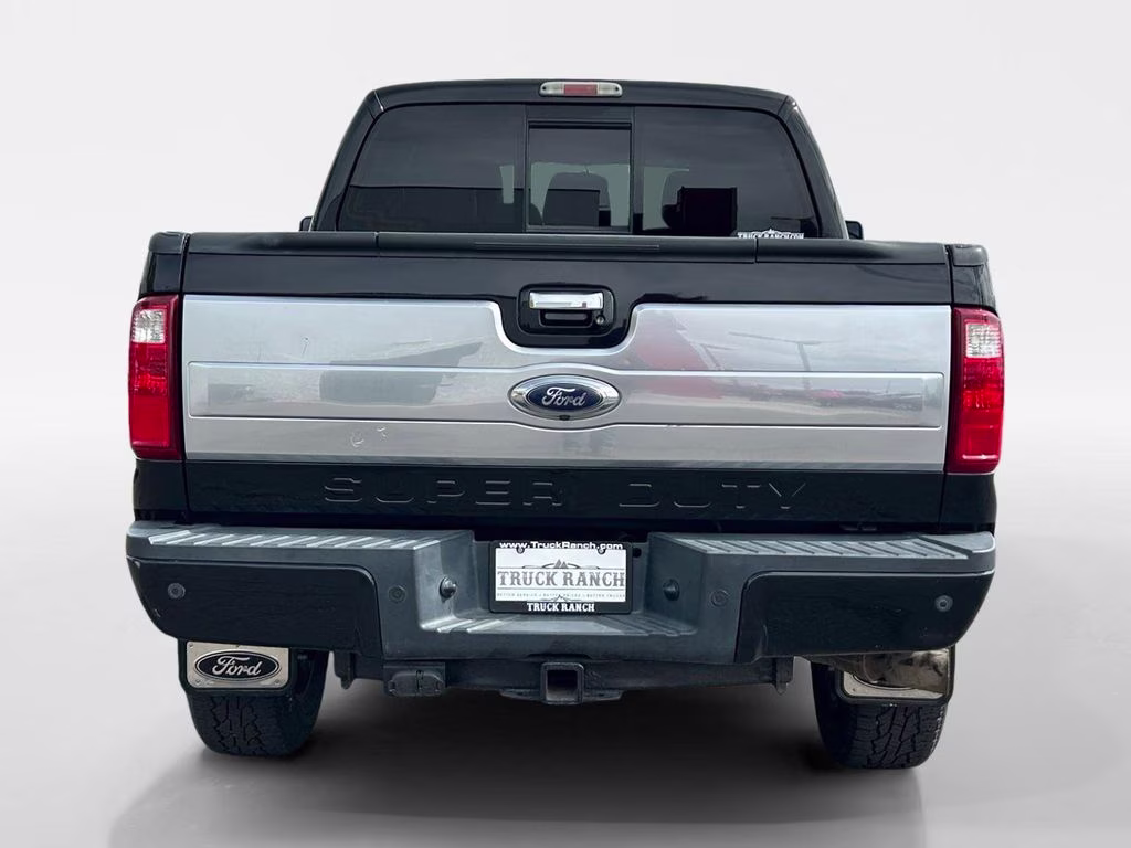 2016 Black Ford Super Duty F-350 SRW Platinum 4X4 Truck
