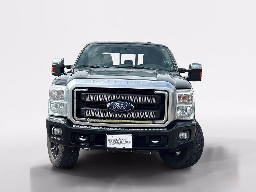 2016 Black Ford Super Duty F-350 SRW Platinum 4X4 Truck