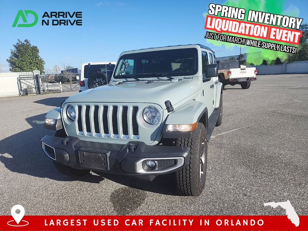 2023 Sarge Green Clearcoat Jeep Wrangler Sahara 4X4 SUV