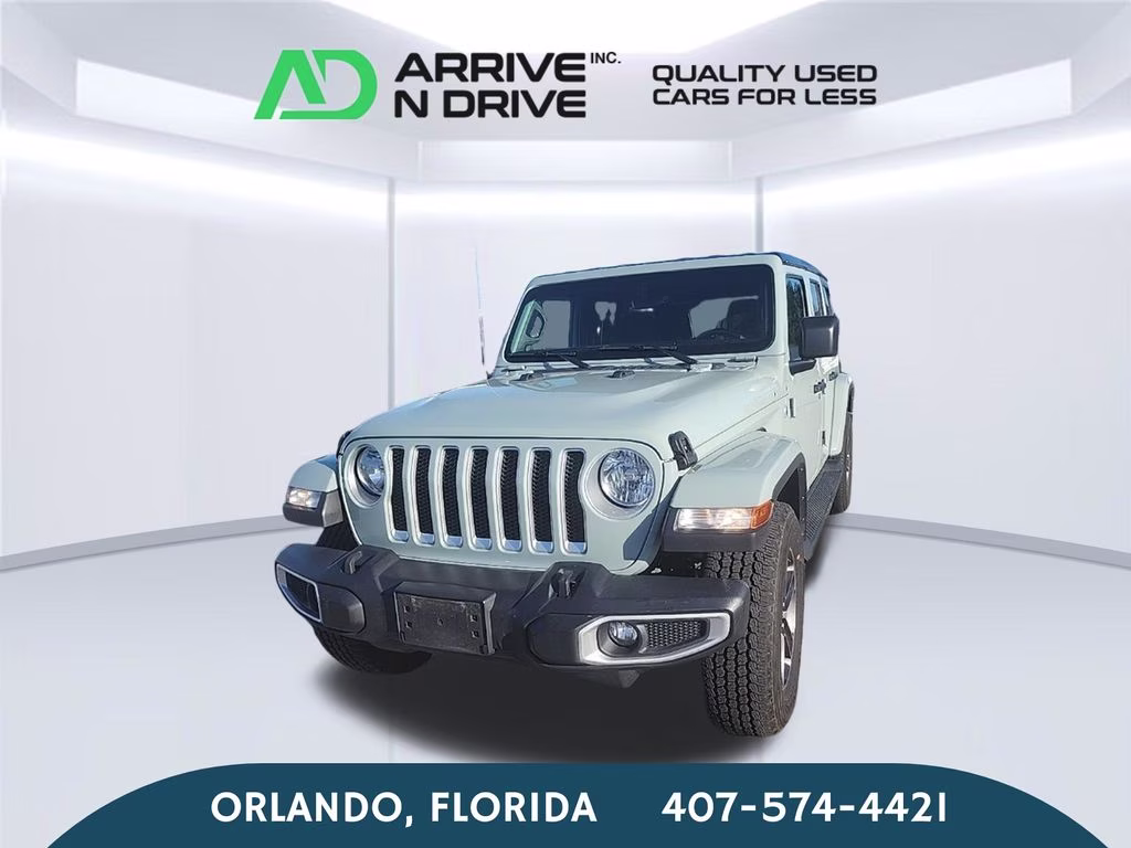 2023 Sarge Green Clearcoat Jeep Wrangler Sahara 4X4 SUV