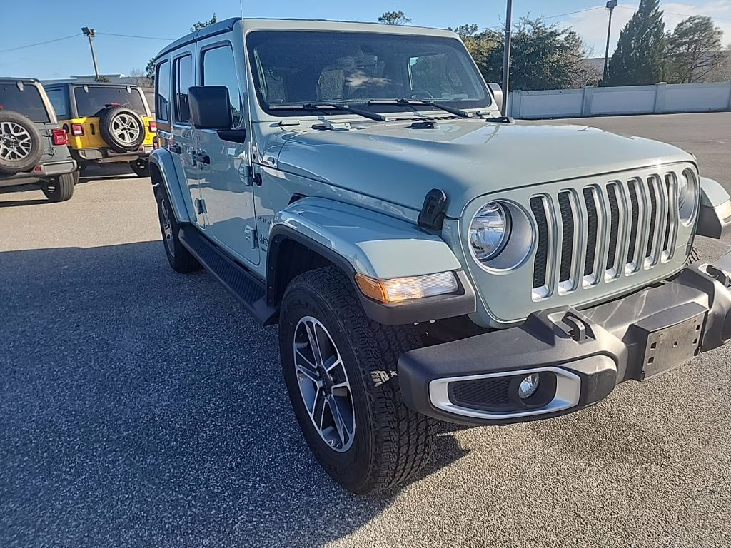 2023 Sarge Green Clearcoat Jeep Wrangler Sahara 4X4 SUV
