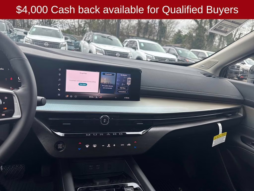 2026 Super Black Nissan Murano Platinum AWD SUV