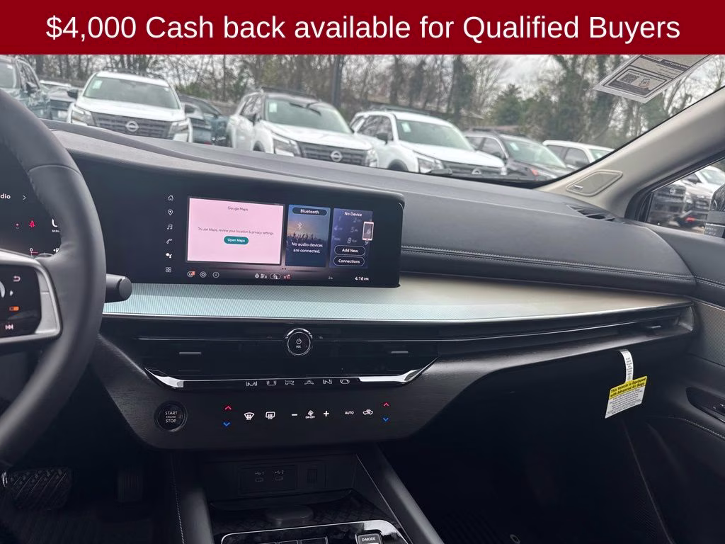 2026 Super Black Nissan Murano Platinum AWD SUV