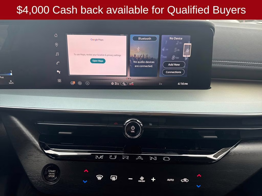 2026 Super Black Nissan Murano Platinum AWD SUV