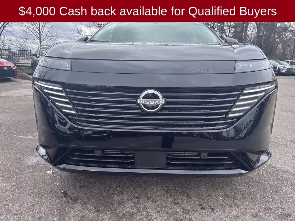 2026 Super Black Nissan Murano Platinum AWD SUV