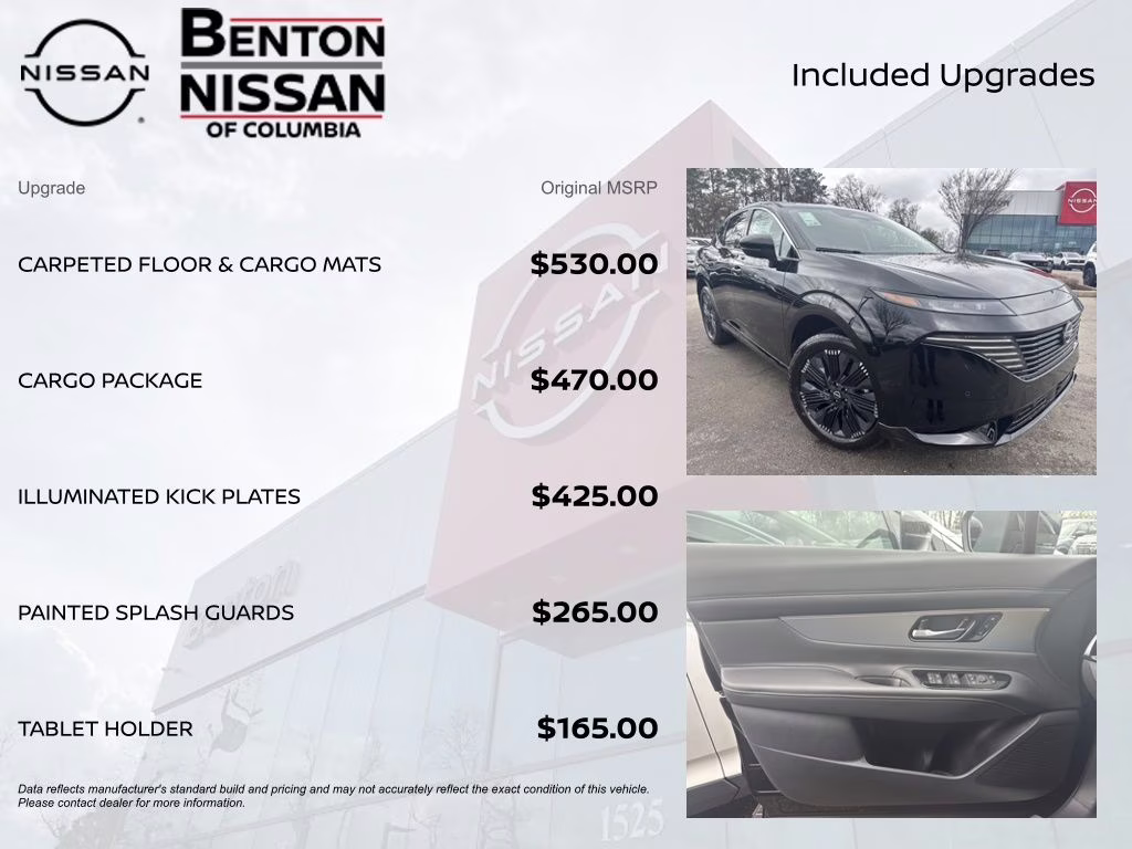 2026 Super Black Nissan Murano Platinum AWD SUV