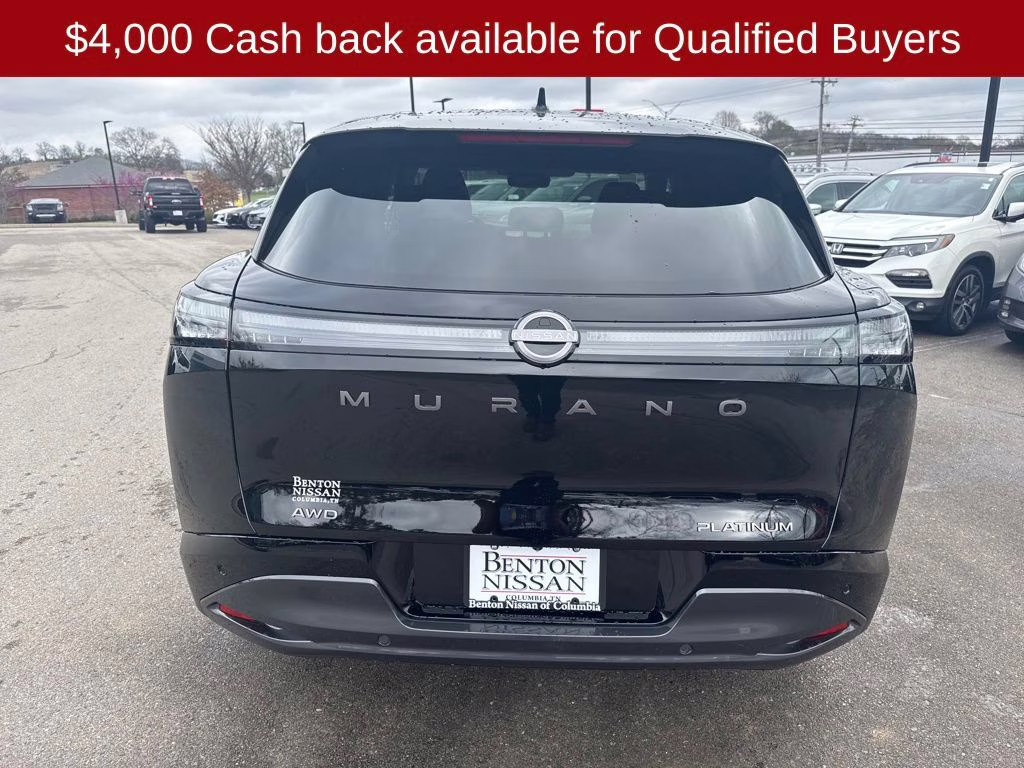2026 Super Black Nissan Murano Platinum AWD SUV
