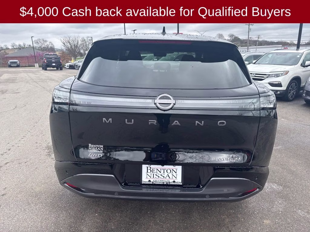 2026 Super Black Nissan Murano Platinum AWD SUV