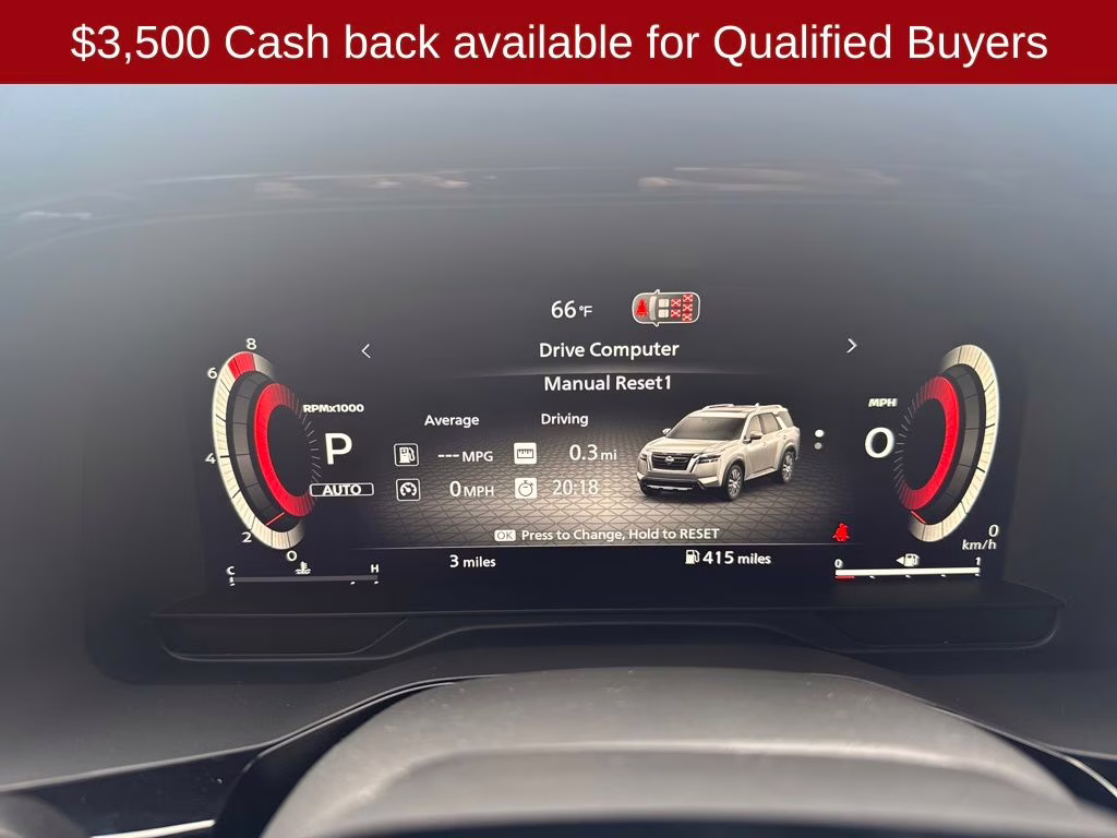 2026 Boulder Gray/Super Black Nissan Pathfinder Platinum 4X4 SUV