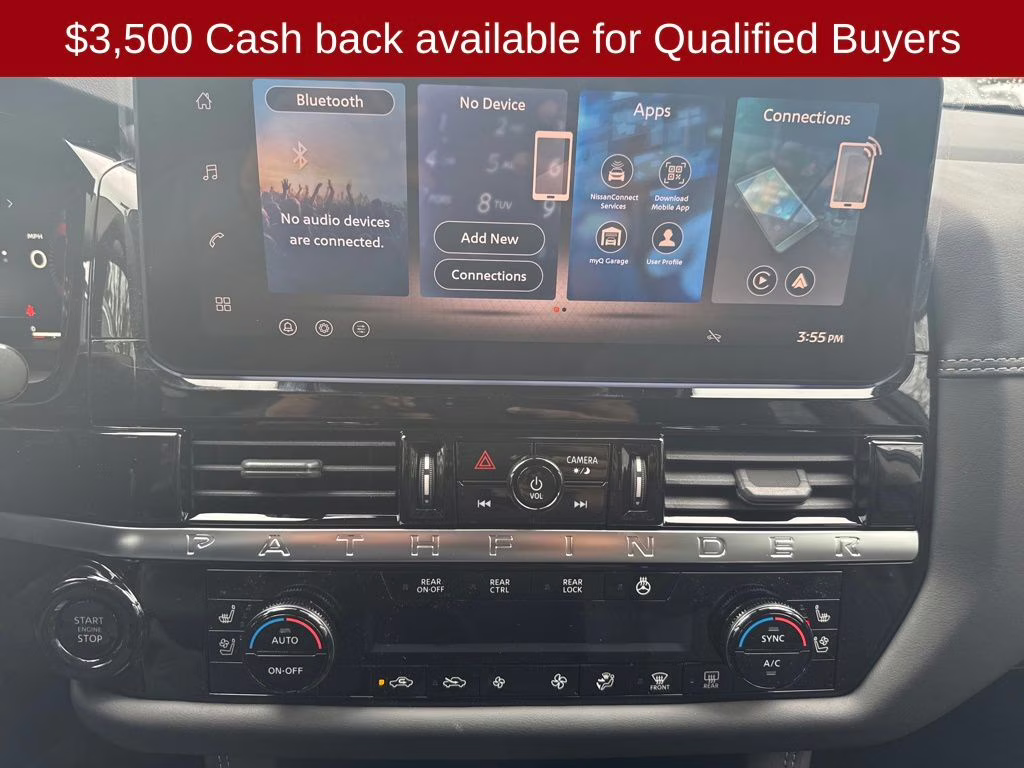 2026 Boulder Gray/Super Black Nissan Pathfinder Platinum 4X4 SUV