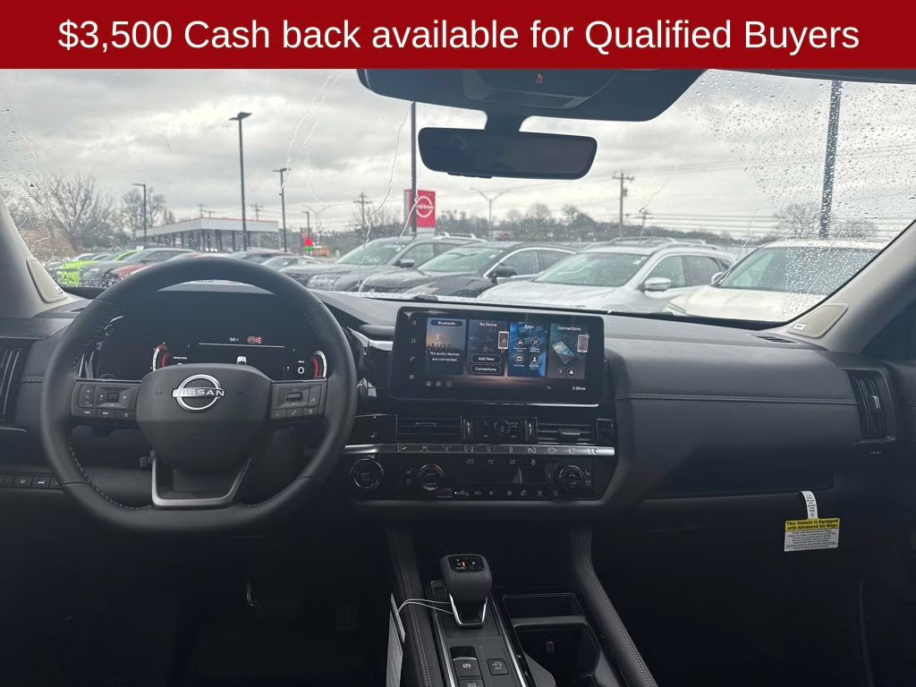 2026 Boulder Gray/Super Black Nissan Pathfinder Platinum 4X4 SUV