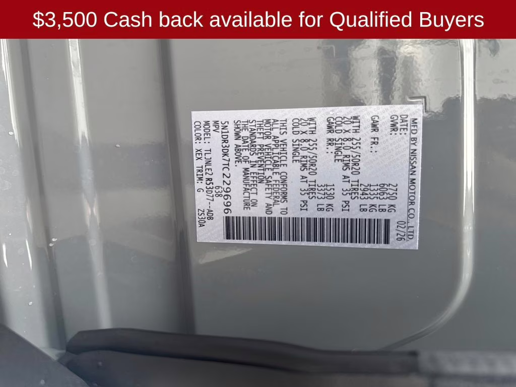 2026 Boulder Gray/Super Black Nissan Pathfinder Platinum 4X4 SUV