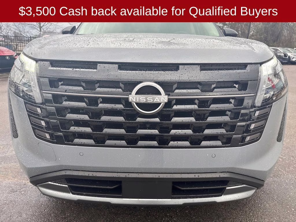 2026 Boulder Gray/Super Black Nissan Pathfinder Platinum 4X4 SUV