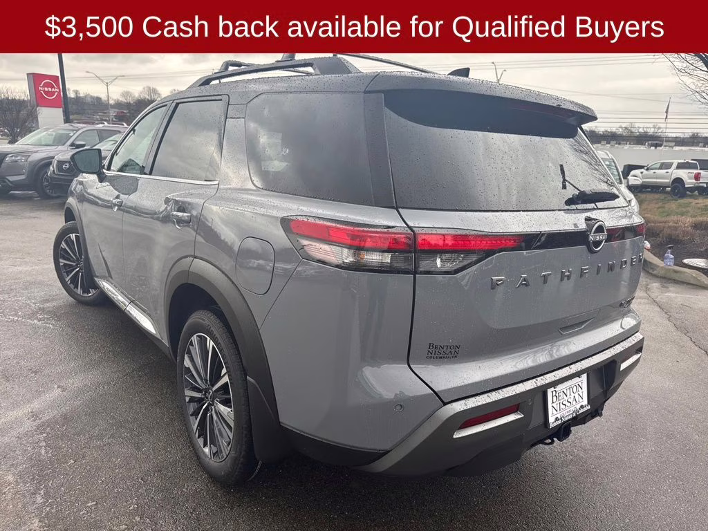 2026 Boulder Gray/Super Black Nissan Pathfinder Platinum 4X4 SUV