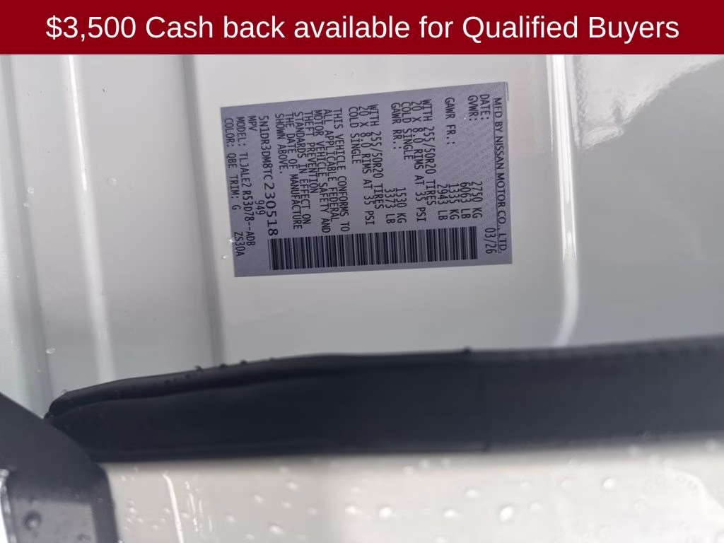 2026 Everest White Pearl Tricoat Nissan Pathfinder Platinum FWD SUV