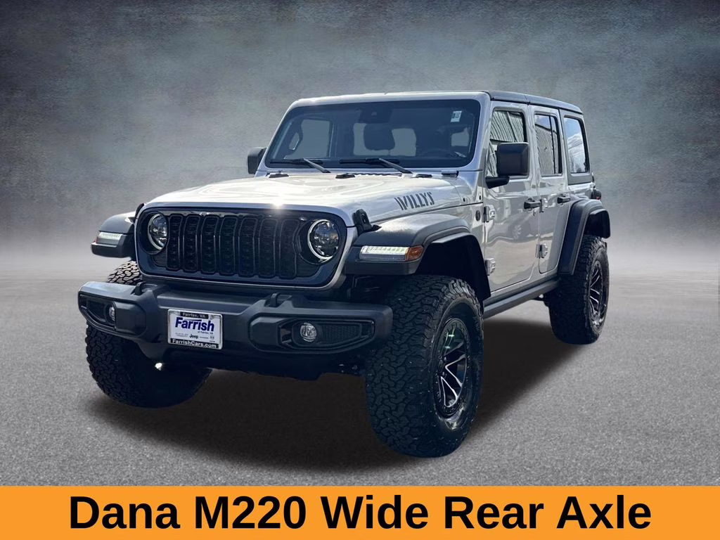 2024 Silver Zynith Clearcoat Jeep Wrangler Willys 4X4 SUV
