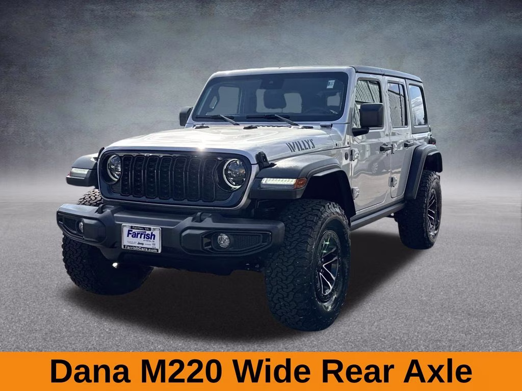 2024 Silver Zynith Clearcoat Jeep Wrangler Willys 4X4 SUV