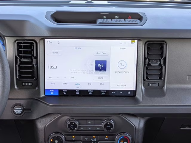 2026 Shadow Black Ford Bronco 4X4 Convertible