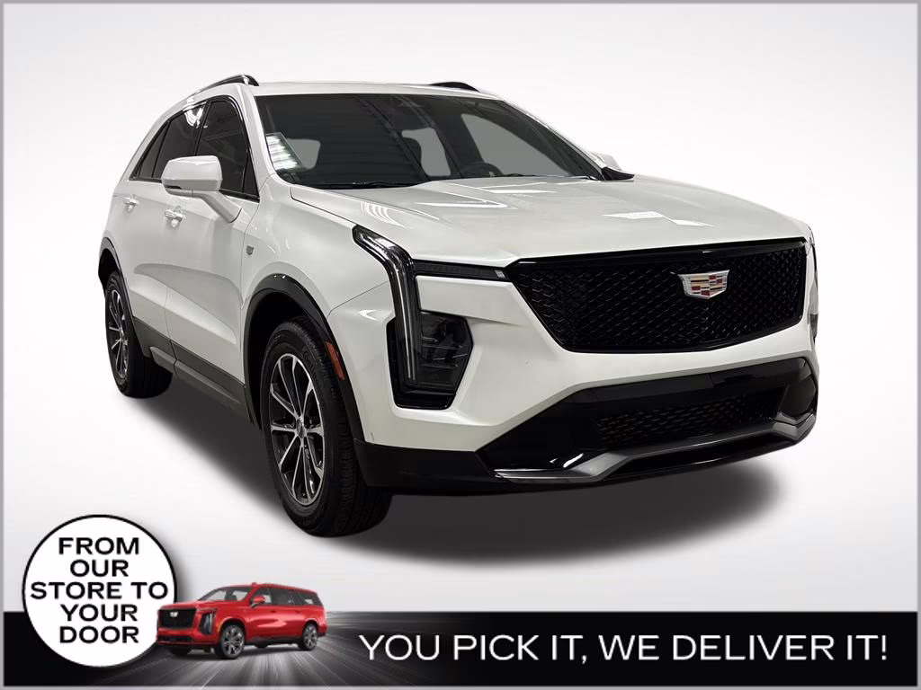 2024 Crystal White Tricoat Cadillac XT4 Sport FWD SUV