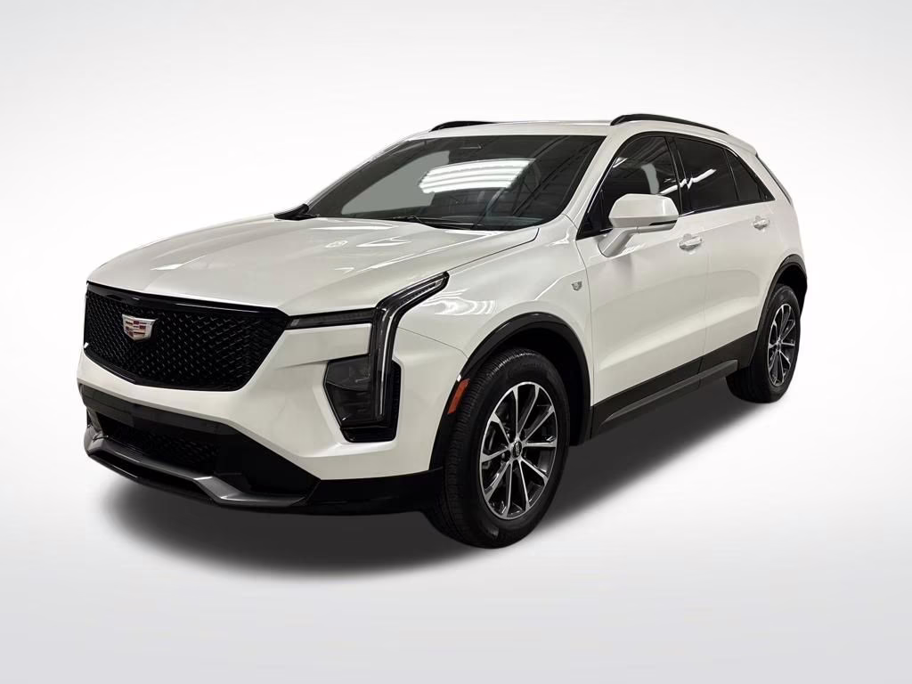 2024 Crystal White Tricoat Cadillac XT4 Sport FWD SUV