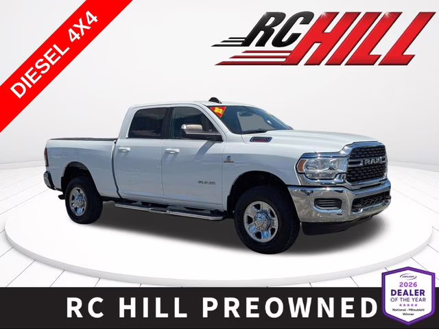 2022 Bright White Clearcoat Ram 2500 Big Horn 4X4 Truck