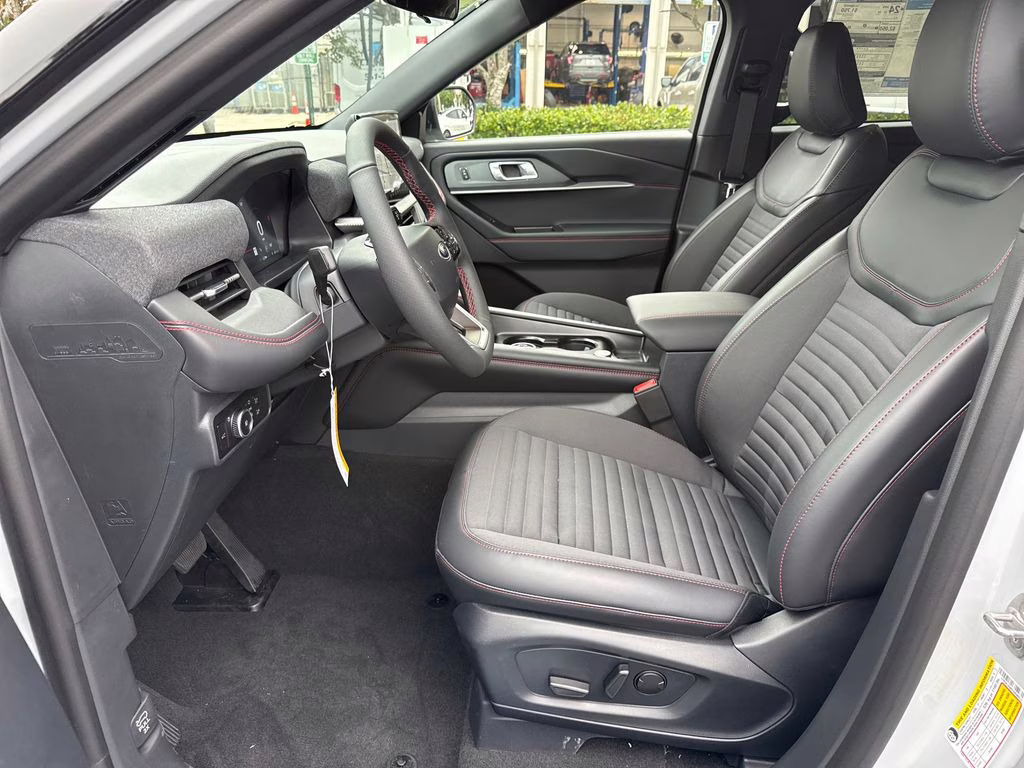 2026 Space White Metallic Ford Explorer ST-Line RWD SUV