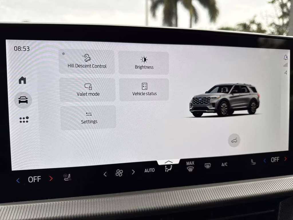 2026 Space White Metallic Ford Explorer ST-Line RWD SUV