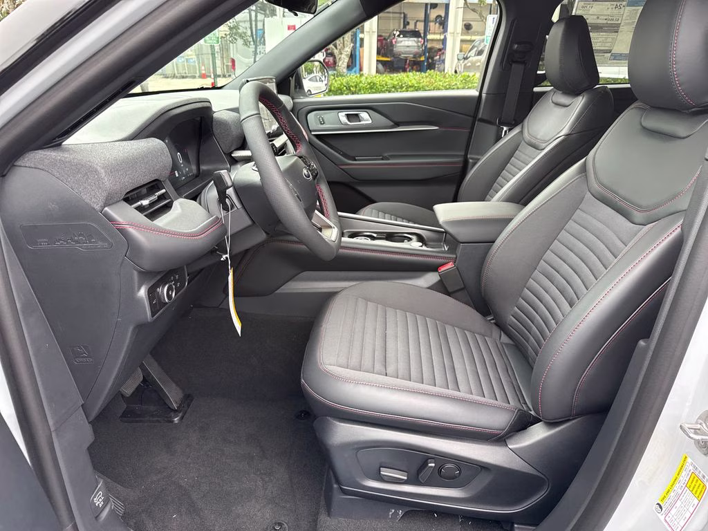 2026 Space White Metallic Ford Explorer ST-Line RWD SUV