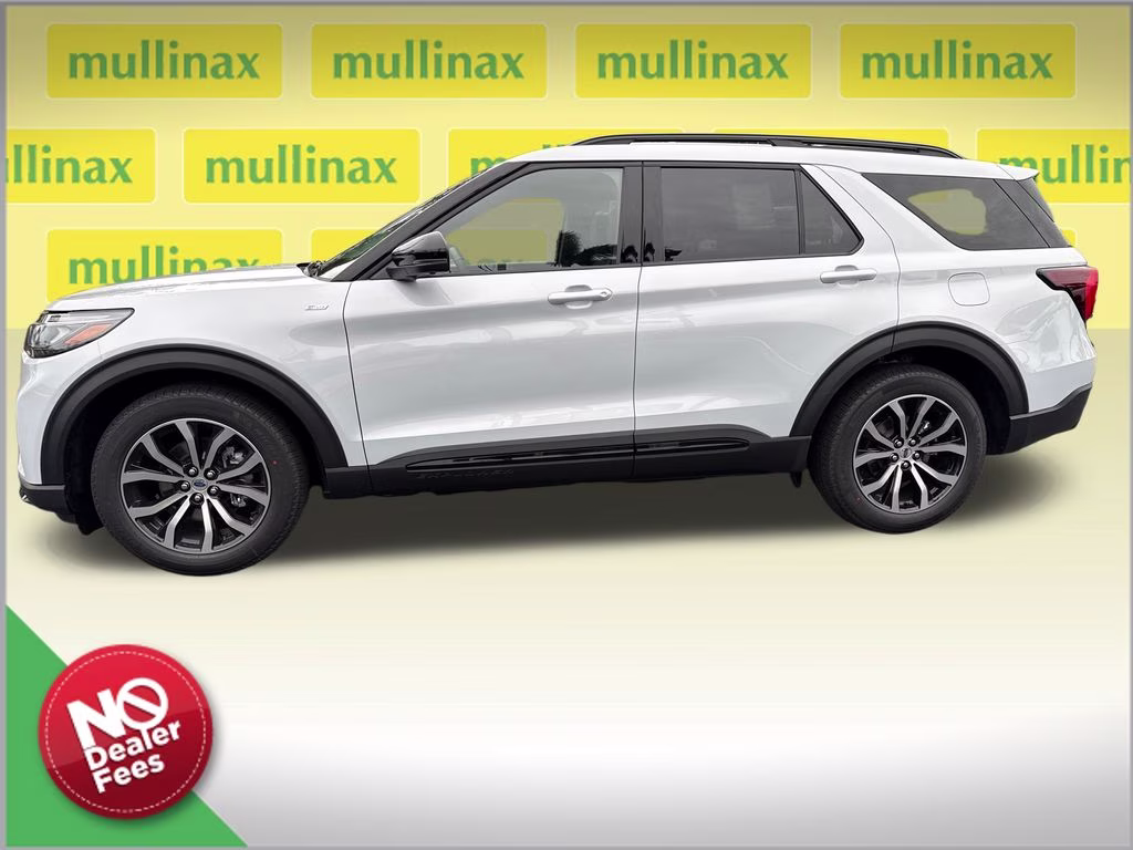 2026 Space White Metallic Ford Explorer ST-Line RWD SUV