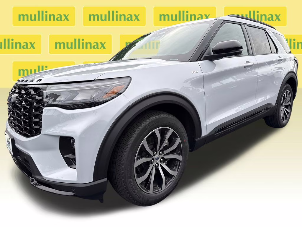 2026 Space White Metallic Ford Explorer ST-Line RWD SUV