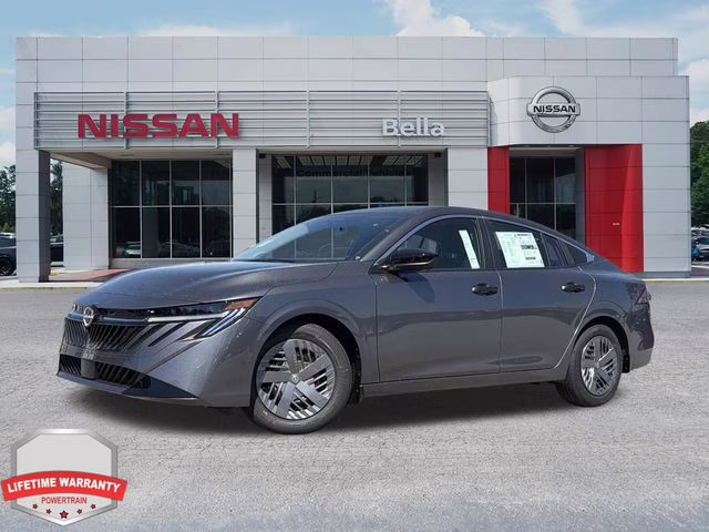 2026 Gun Metallic Nissan Sentra S FWD Sedan