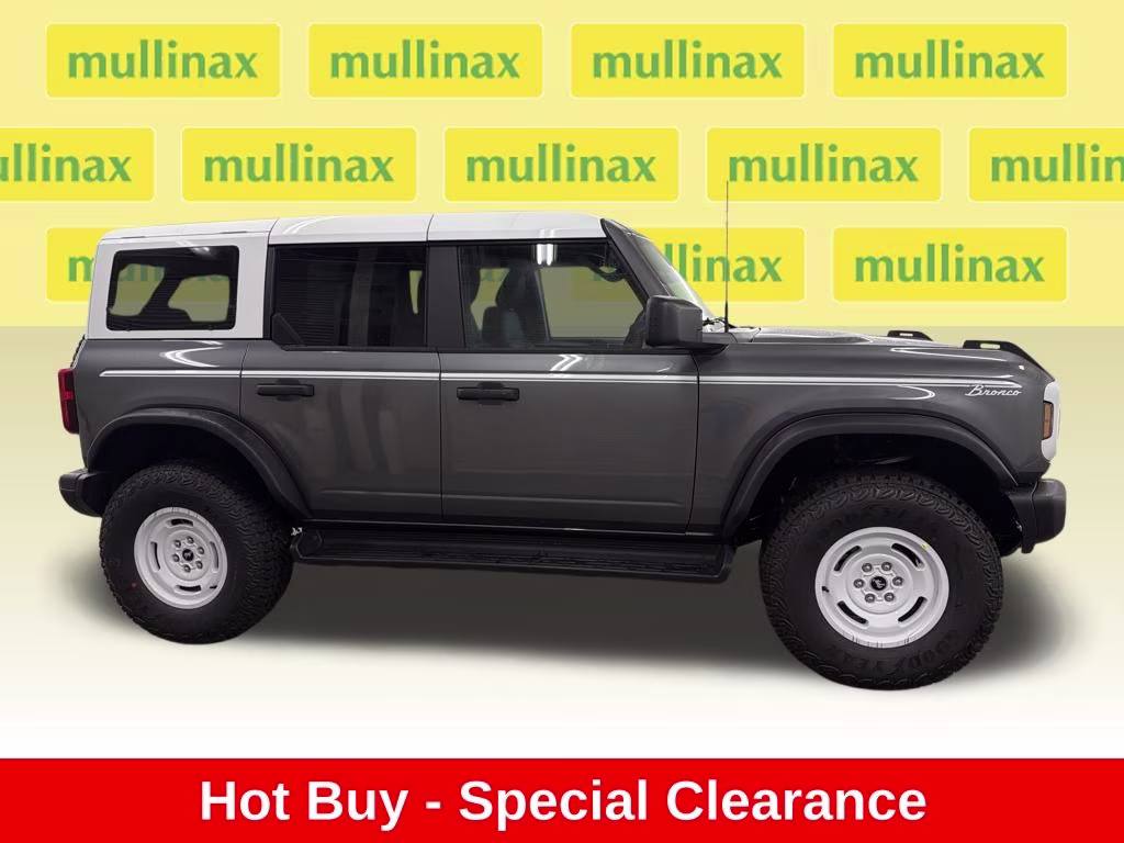 2026 CARBONIZED GRAY Ford Bronco Heritage Edition 4X4 SUV