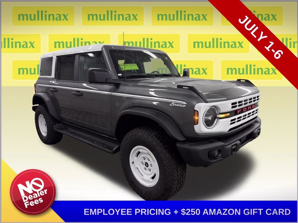 2026 CARBONIZED GRAY Ford Bronco Heritage Edition 4X4 SUV