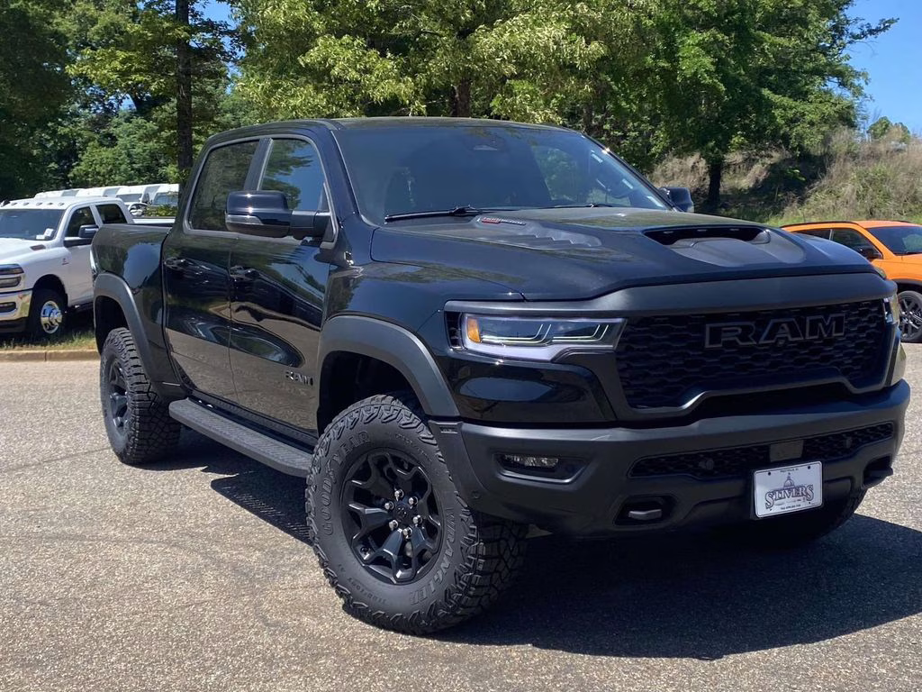 2026 Diamond Black Crystal Pearlcoat Ram 1500 RHO 4X4 Truck