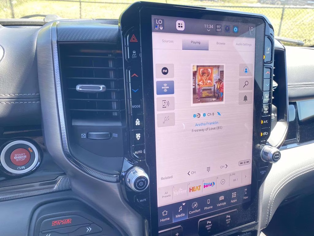 2026 Diamond Black Crystal Pearlcoat Ram 1500 RHO 4X4 Truck