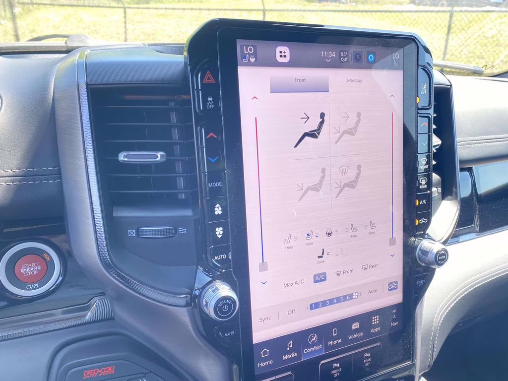 2026 Diamond Black Crystal Pearlcoat Ram 1500 RHO 4X4 Truck