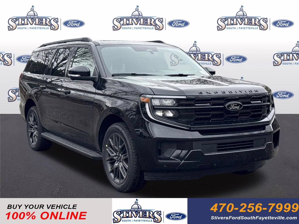 2026 Black Metallic Ford Expedition Max Platinum 4X4 SUV