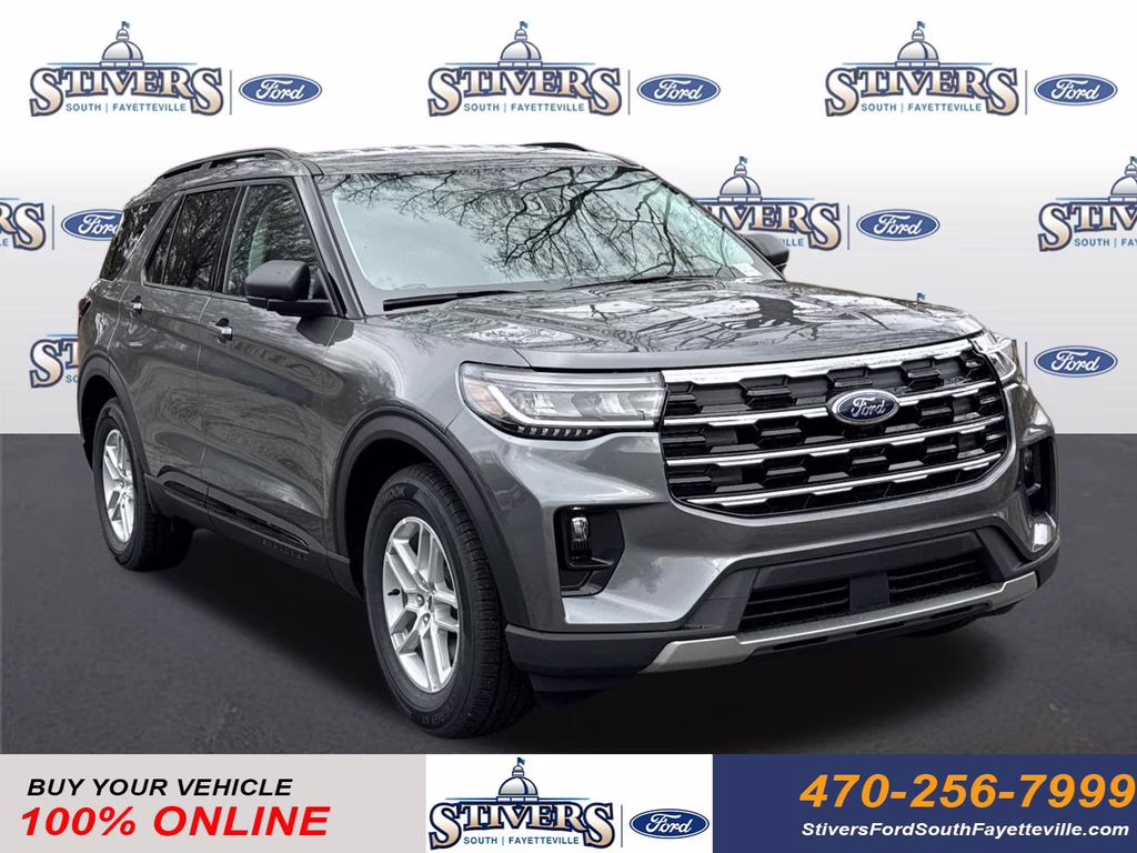 2026 Gray Metallic Ford Explorer Active RWD SUV